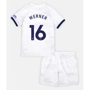 Tottenham Hotspur Timo Werner #16 Hjemmebanesæt Børn 2023-24 Kort ærmer (+ korte bukser)